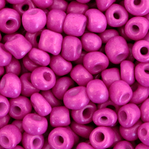 Rocailles 4mm bright magenta pink, 20 gram